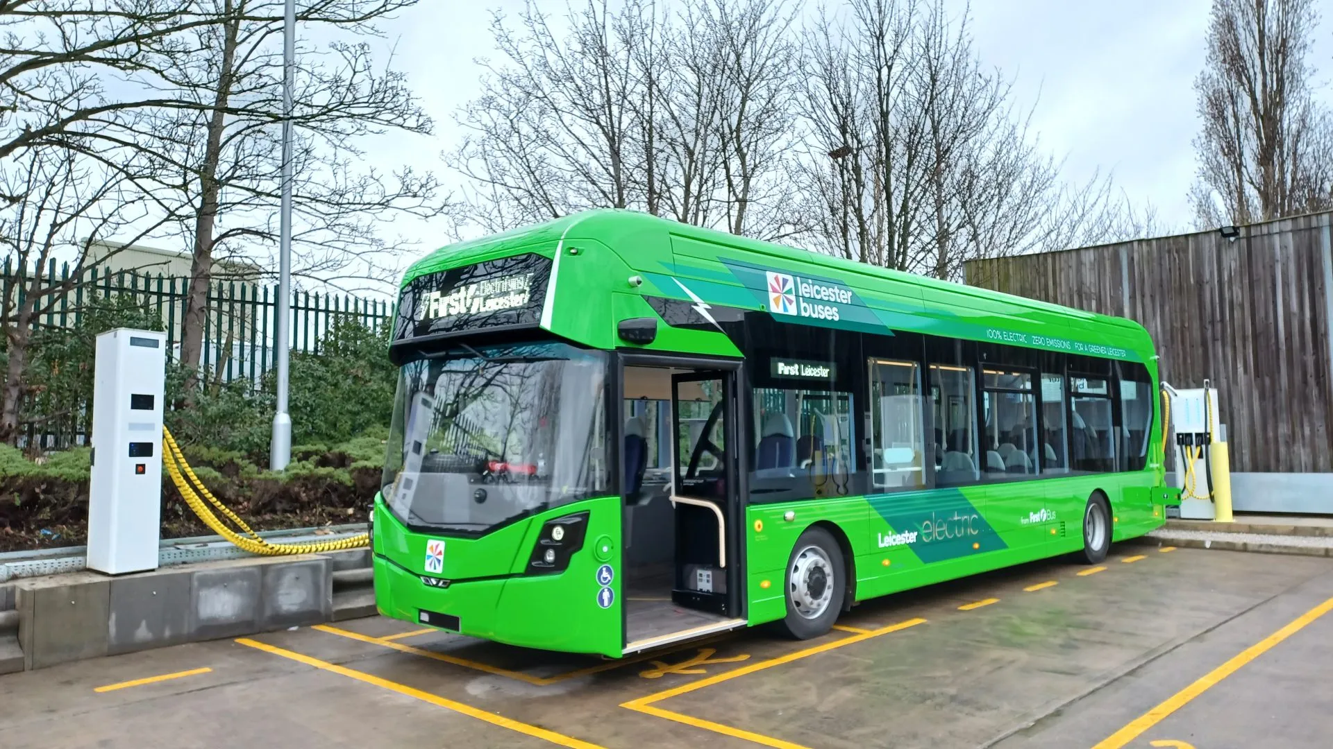 Heliox electric bus charging infrastructure set to be used at First Bus depot in York